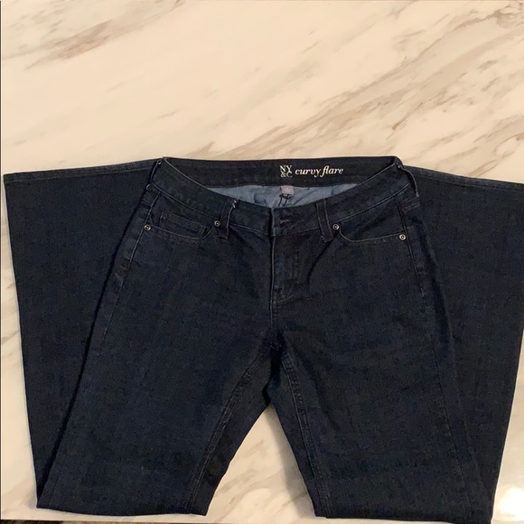 NY&CO dark wash jeans. Sz 4. Dark wash - Picture 3 of 4